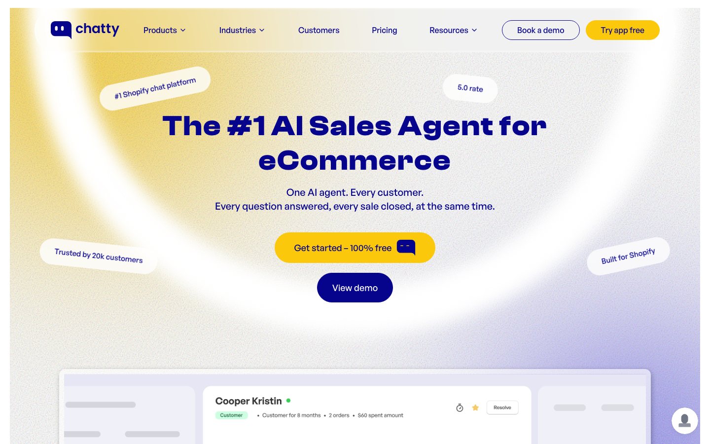 Chatty official product page or product image