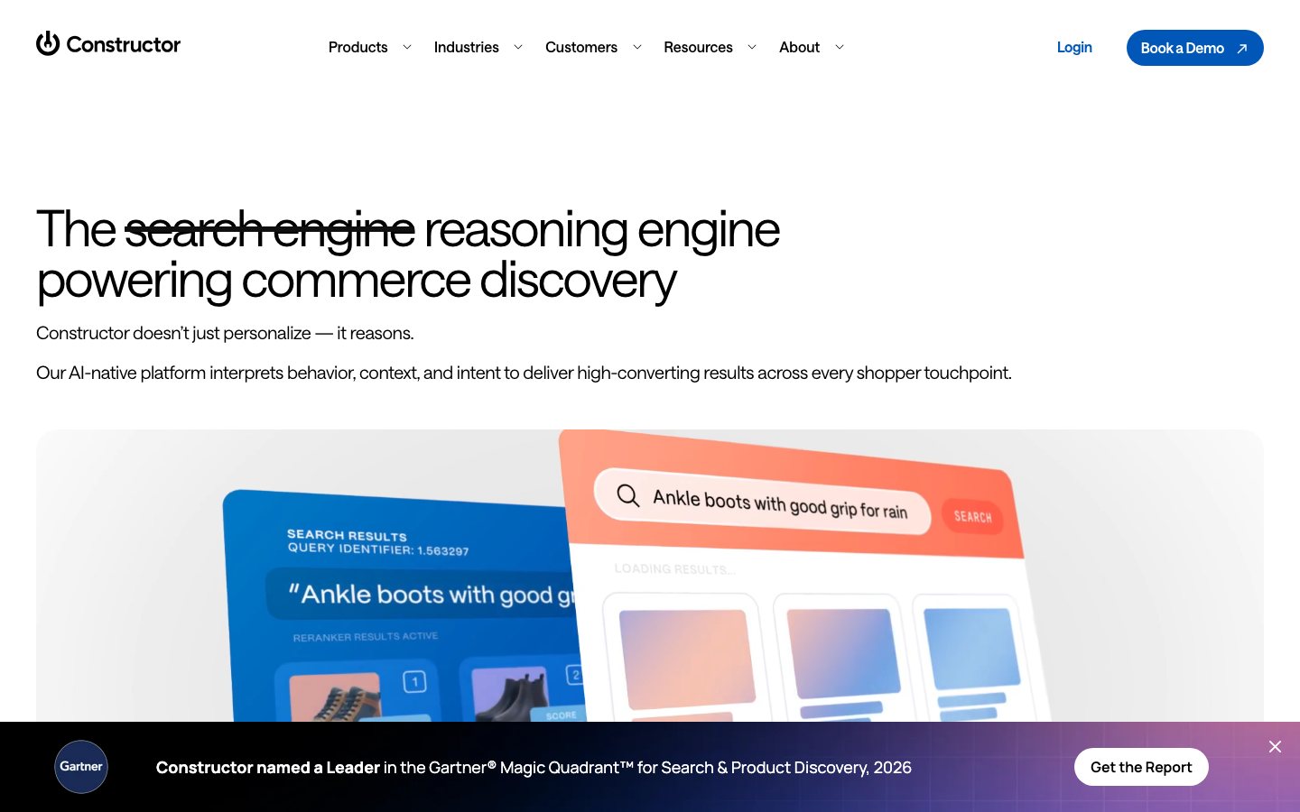 Constructor official product page or product image