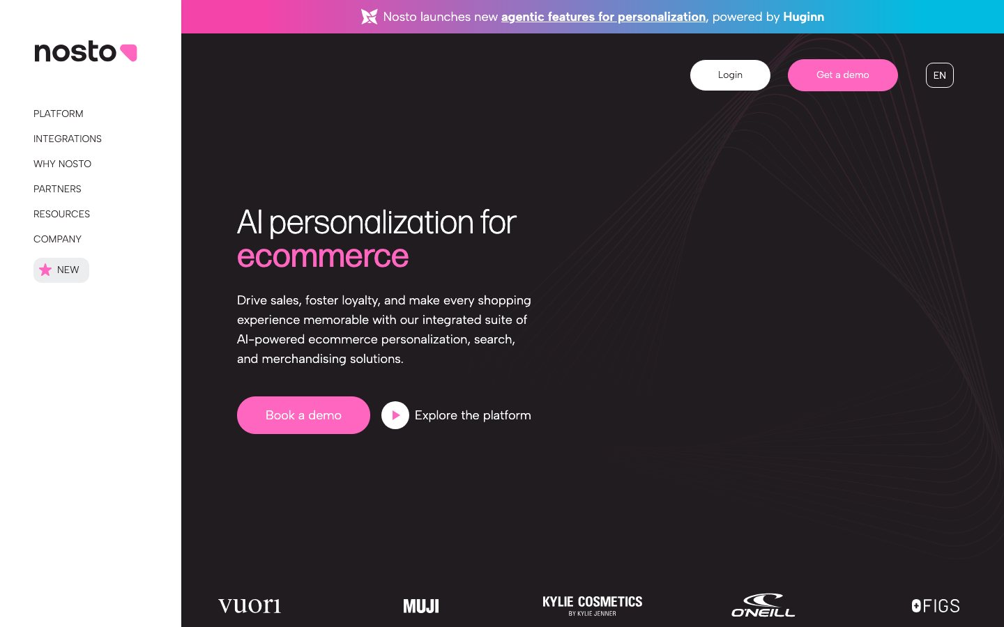 Nosto official product page or product image
