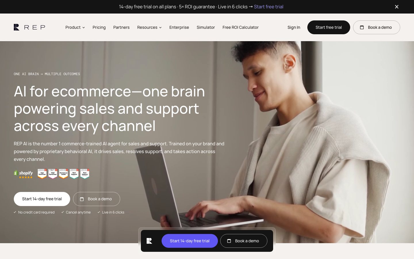 Rep AI official product page or product image