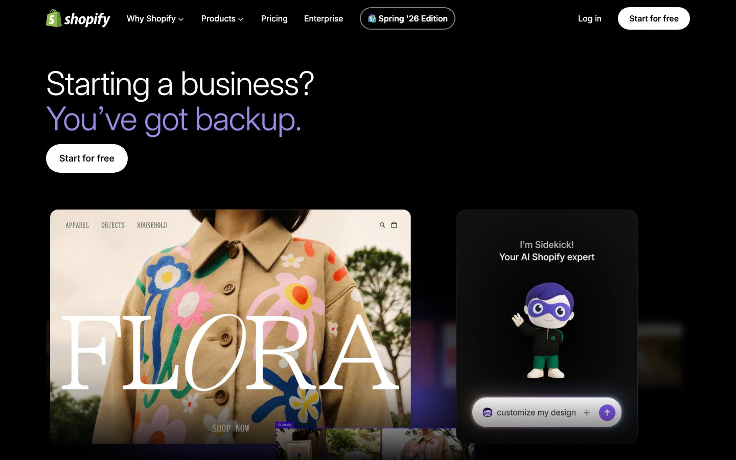 Shopify Sidekick official product page or product image